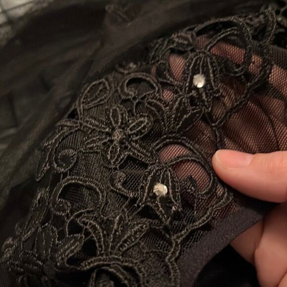 NWT Black Mesh Teddy with Matching Thong - Picture 4 of 7